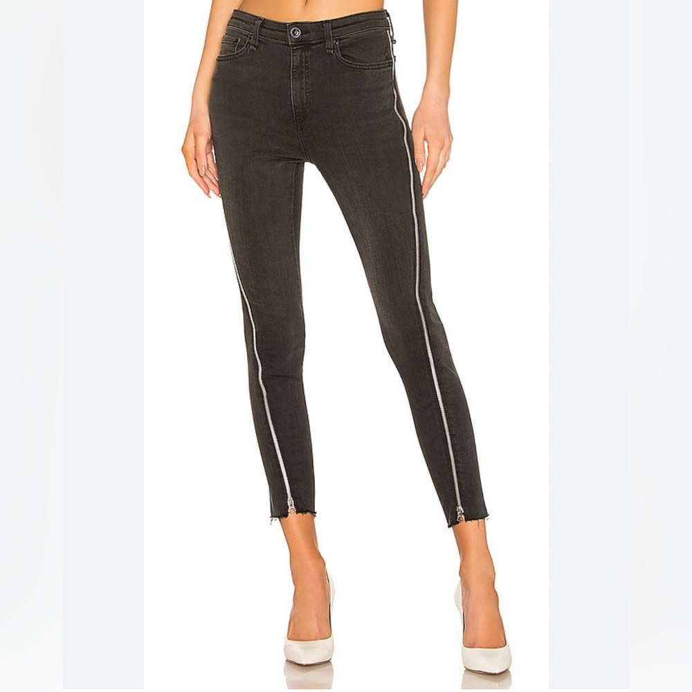 rag & bone. Nina High Rise Zipper Skinny Jean. Size 30.